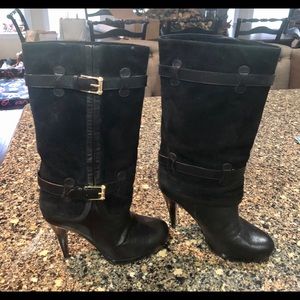 Cole Haan Nike Air Kennedy Buckle leather boots